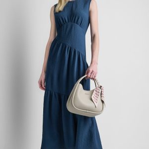 SLEEVELESS MAXI A-LINE DRESS