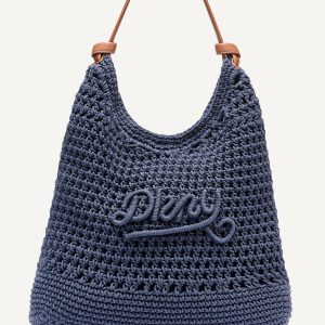 PAULA CROCHET LOGO HOBO BAG