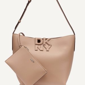 NICOLE LOGO BUCKET BAG