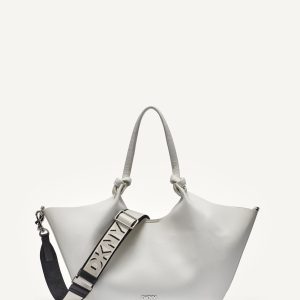 PAULA MEDIUM TOTE WITH LOGO STRAP