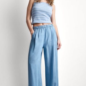 WIDE LEG TENCEL PANT