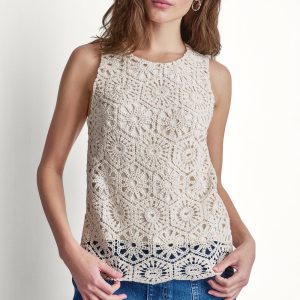 CROCHET KNIT TANK