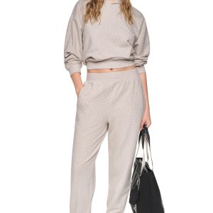 HIGH-RISE RHINESTONE JOGGER PANT