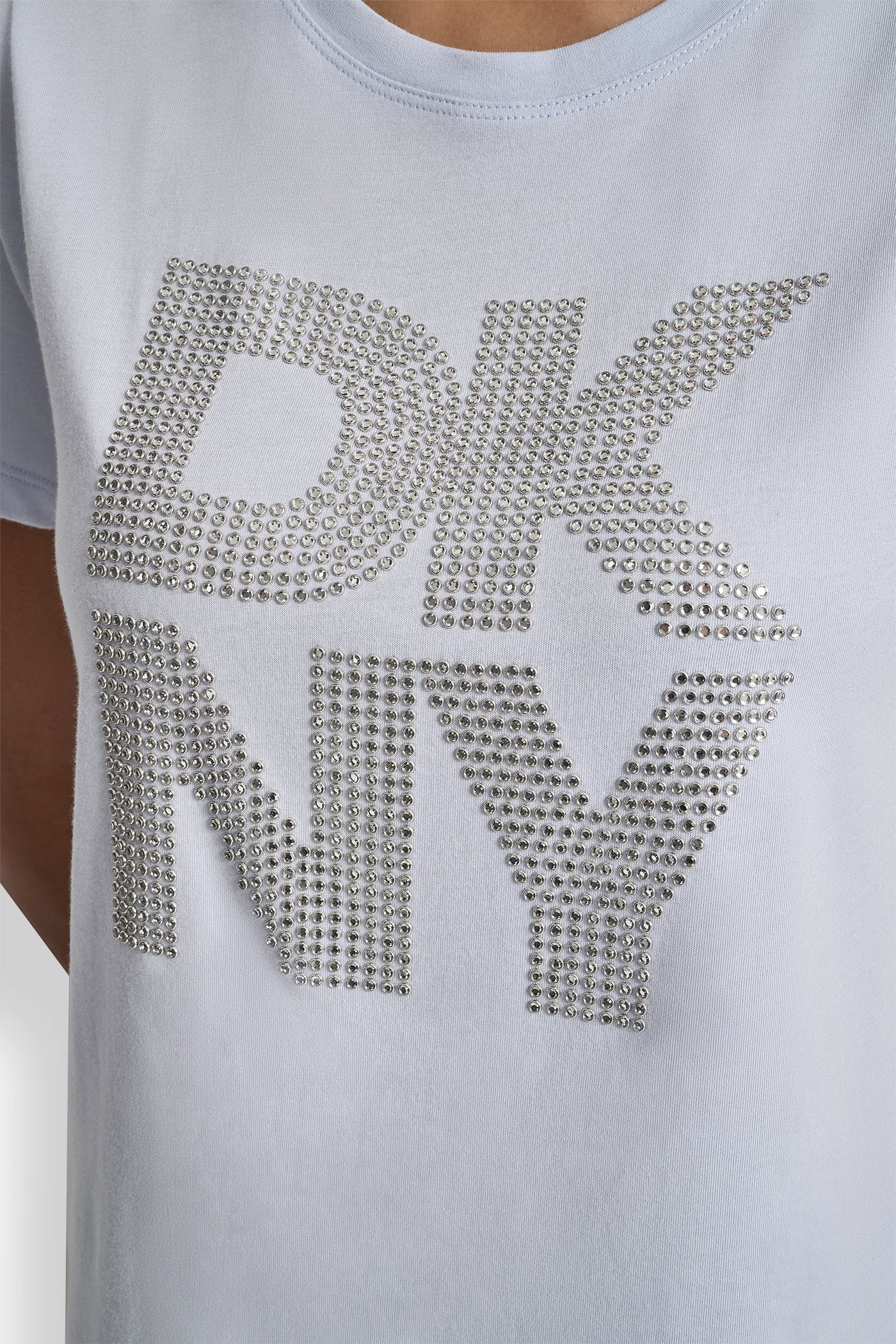 DKNY STACKED RHINESTONE LOGO TEE - Image 2