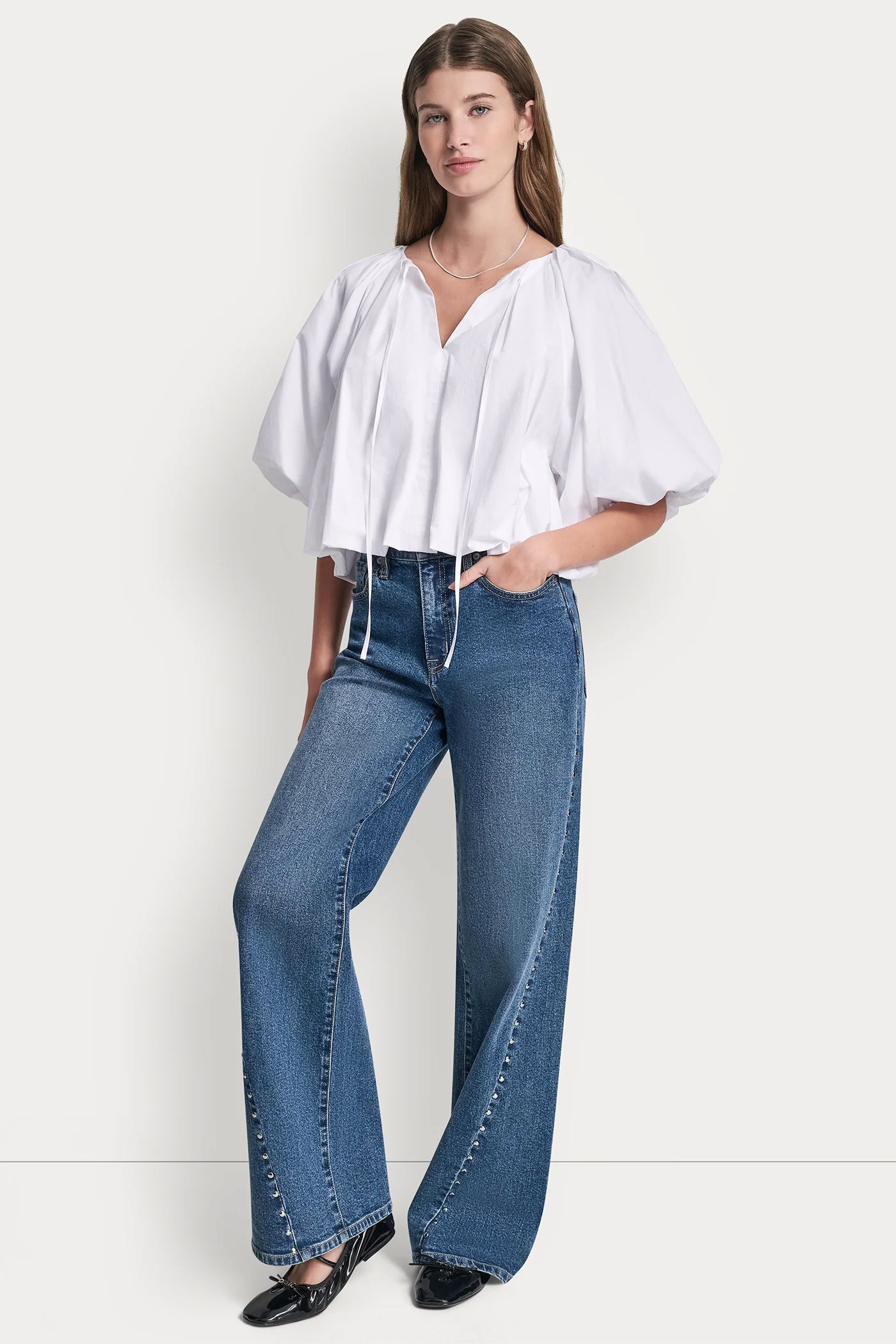 SHORT-SLEEVE BUBBLE TOP - Image 5