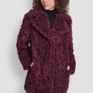 FAUX TEDDY FUR JACKET
