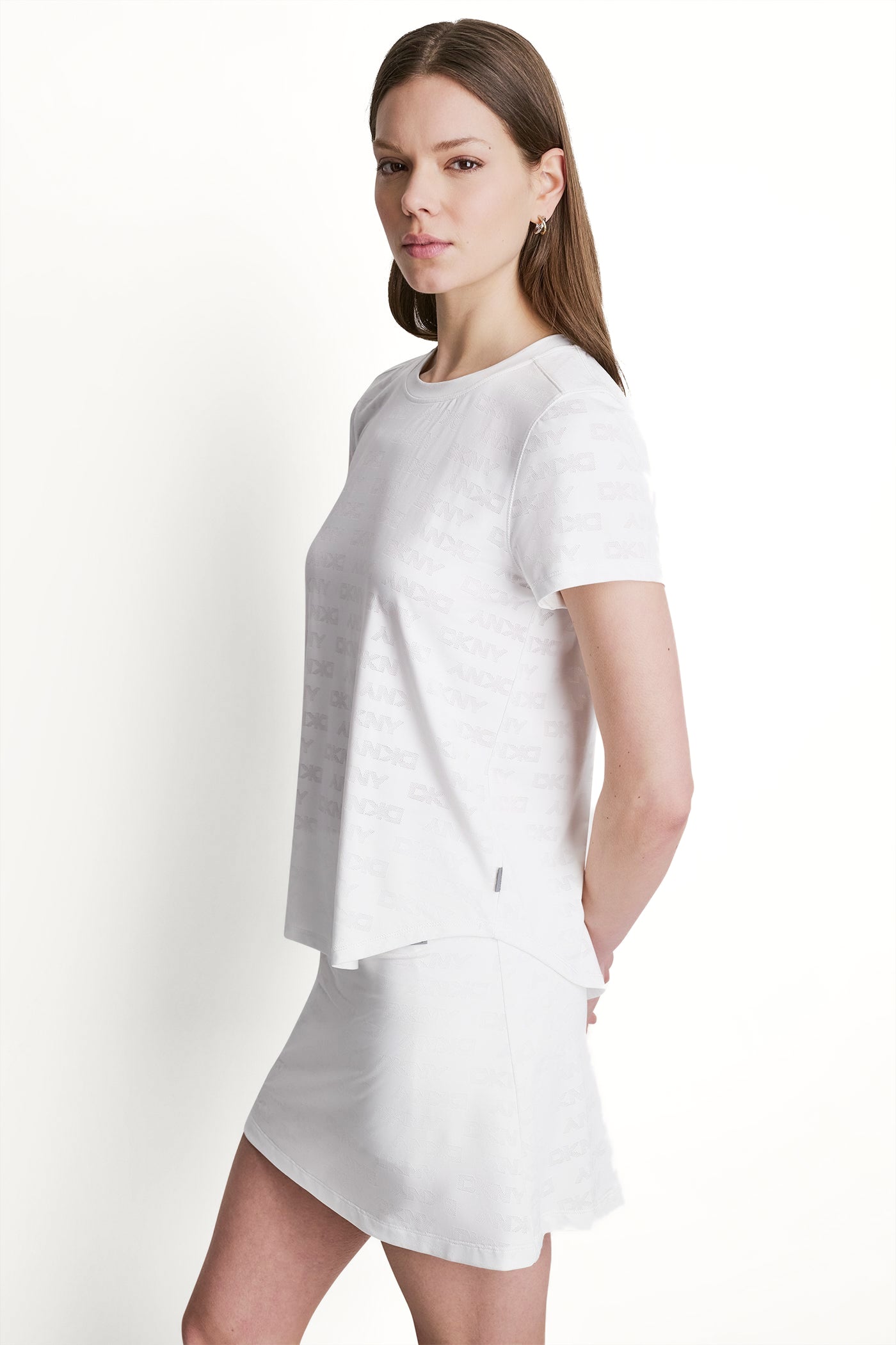 LOGO JACQUARD CREW NECK TEE - Image 4