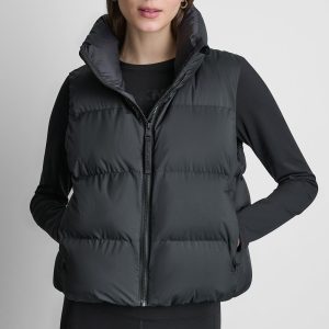MOCK NECK PUFFER VEST