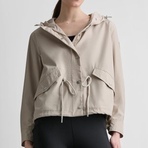HIGH-LOW CROPPED JACKET