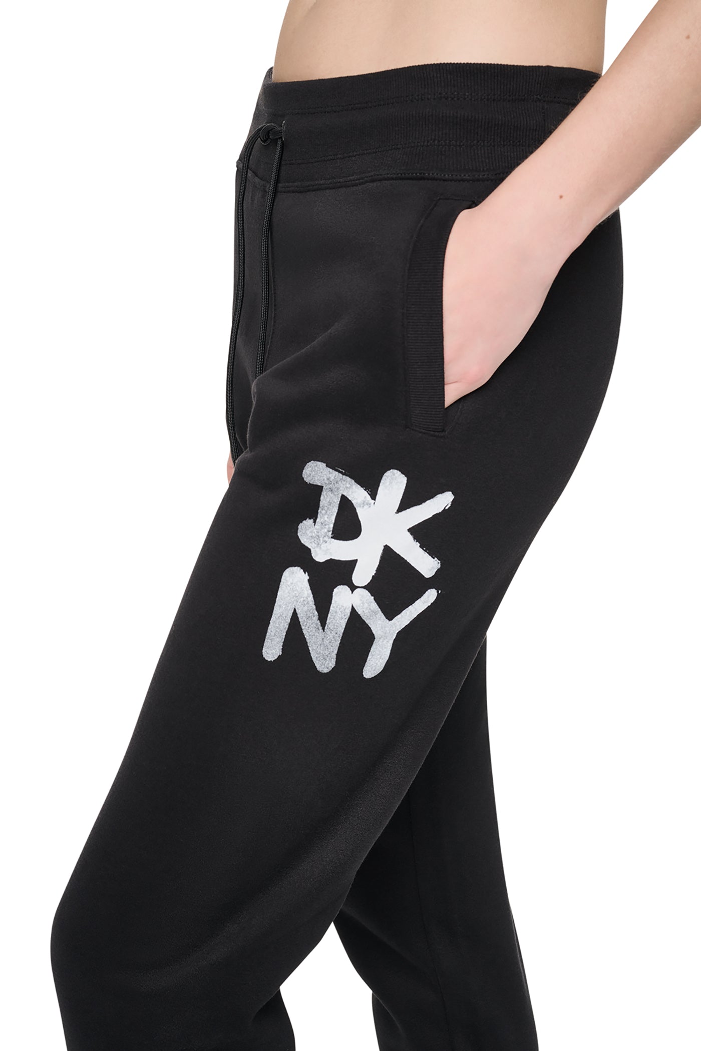 MID-RISE GRAFFITI RHINESTONE LOGO JOGGER - Image 4