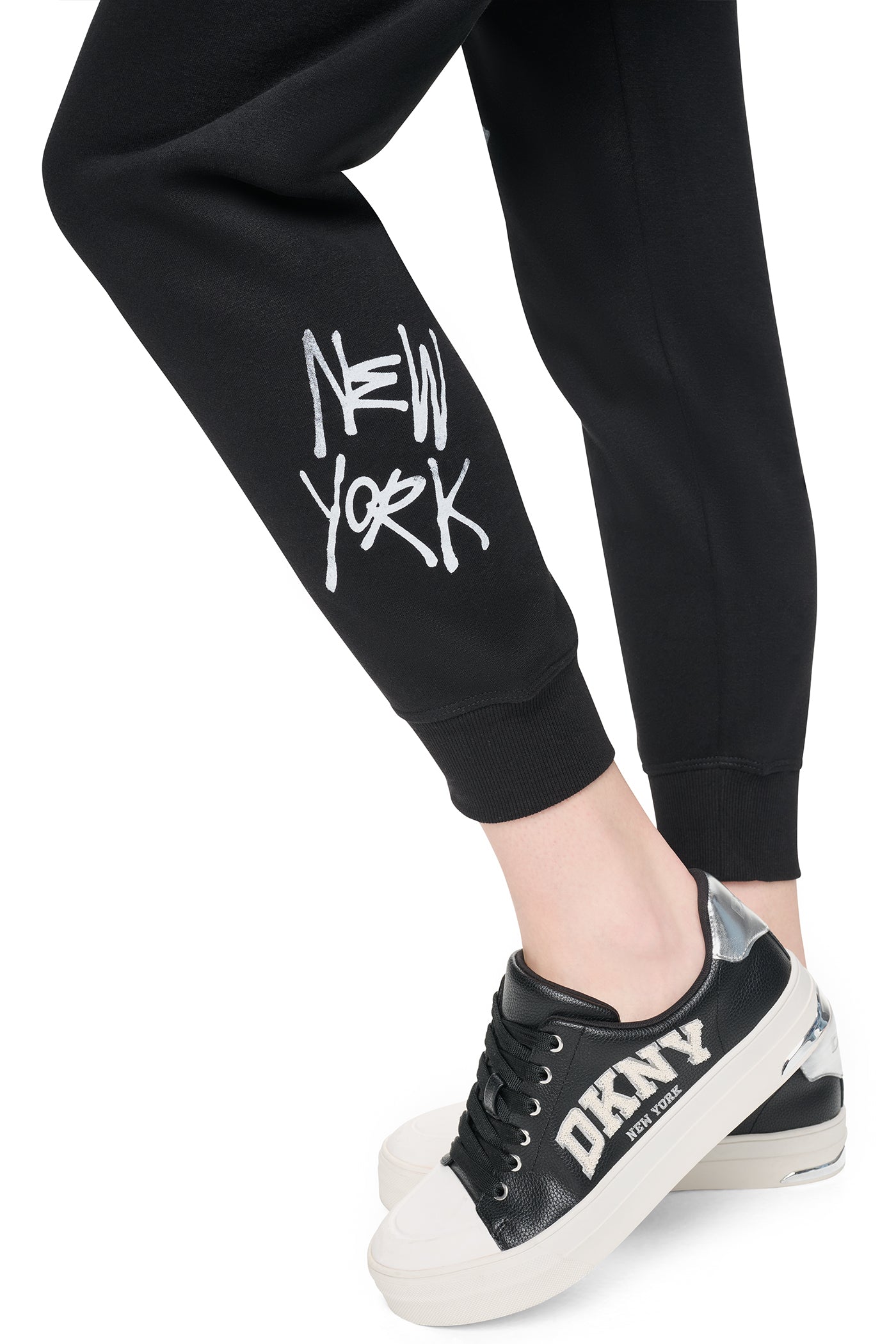MID-RISE GRAFFITI RHINESTONE LOGO JOGGER - Image 6