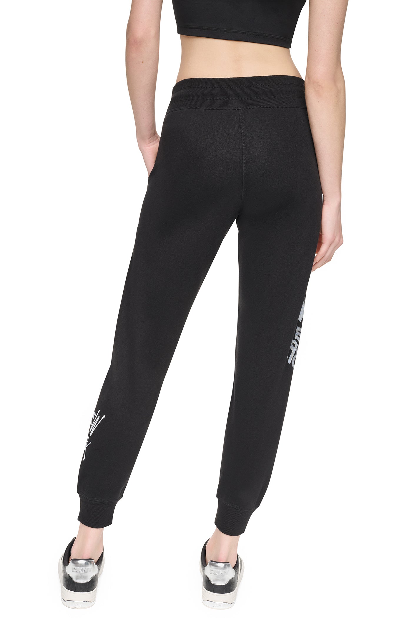 MID-RISE GRAFFITI RHINESTONE LOGO JOGGER - Image 3