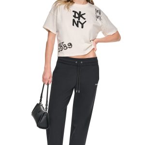 GRAFFITI RHINESTONE LOGO TEE