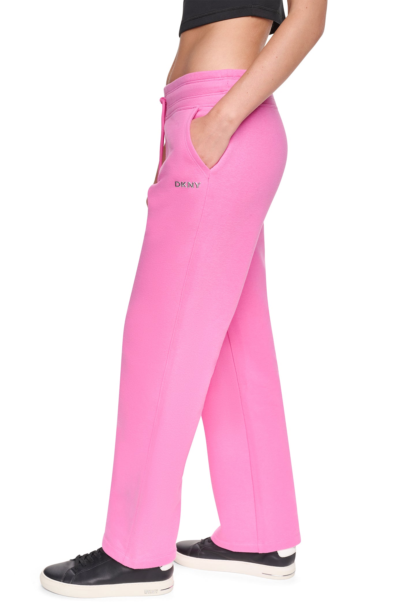 METALLIC BUBBLE HIGH-RISE STRAIGHT LEG PANT - Image 3