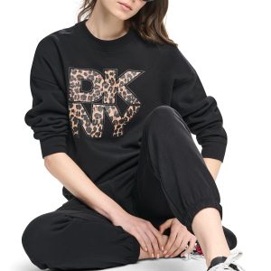 ANIMAL PRINT LOGO SWEATSHIRT
