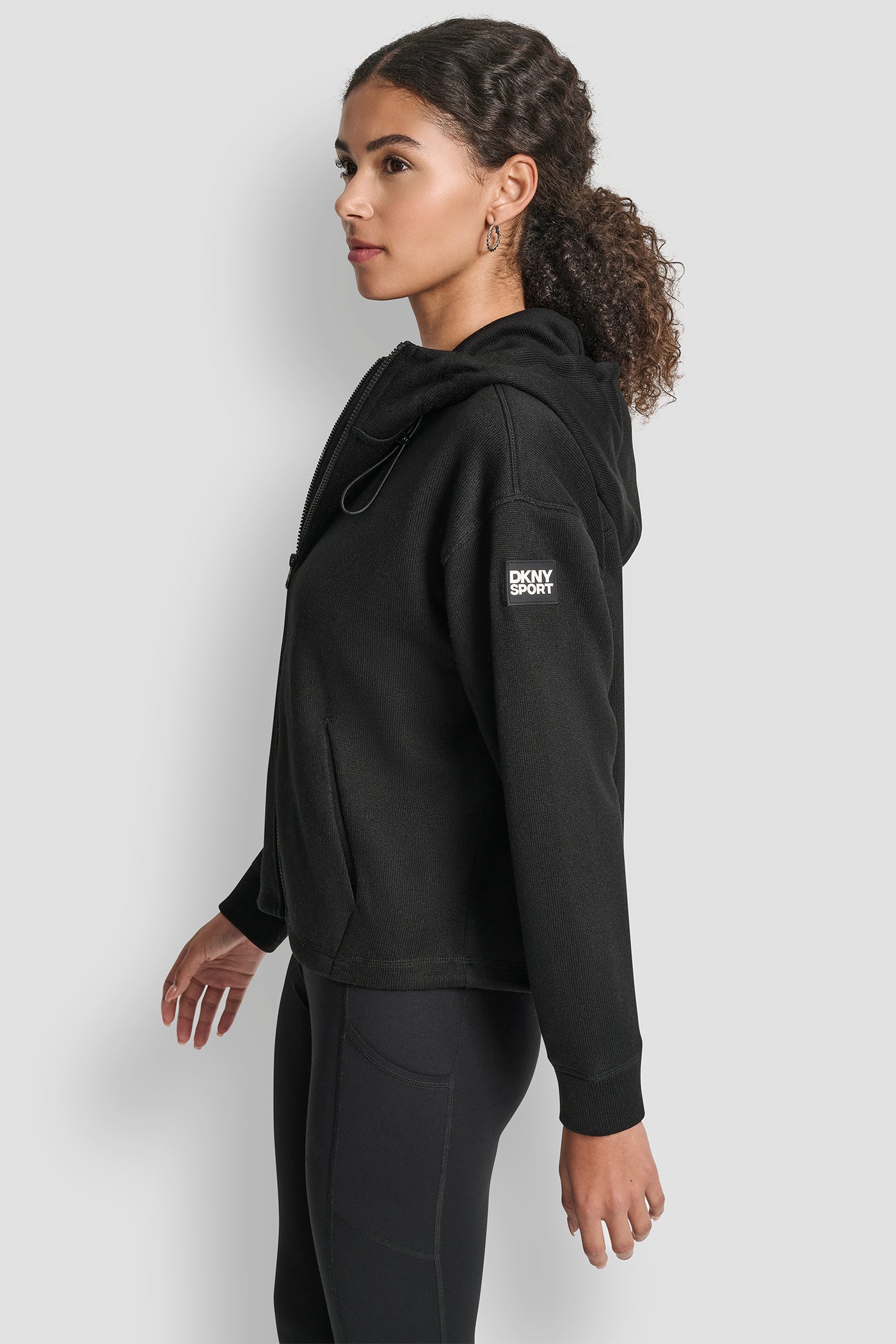 FULL ZIP HOODIE WITH BUNGEES - Image 4