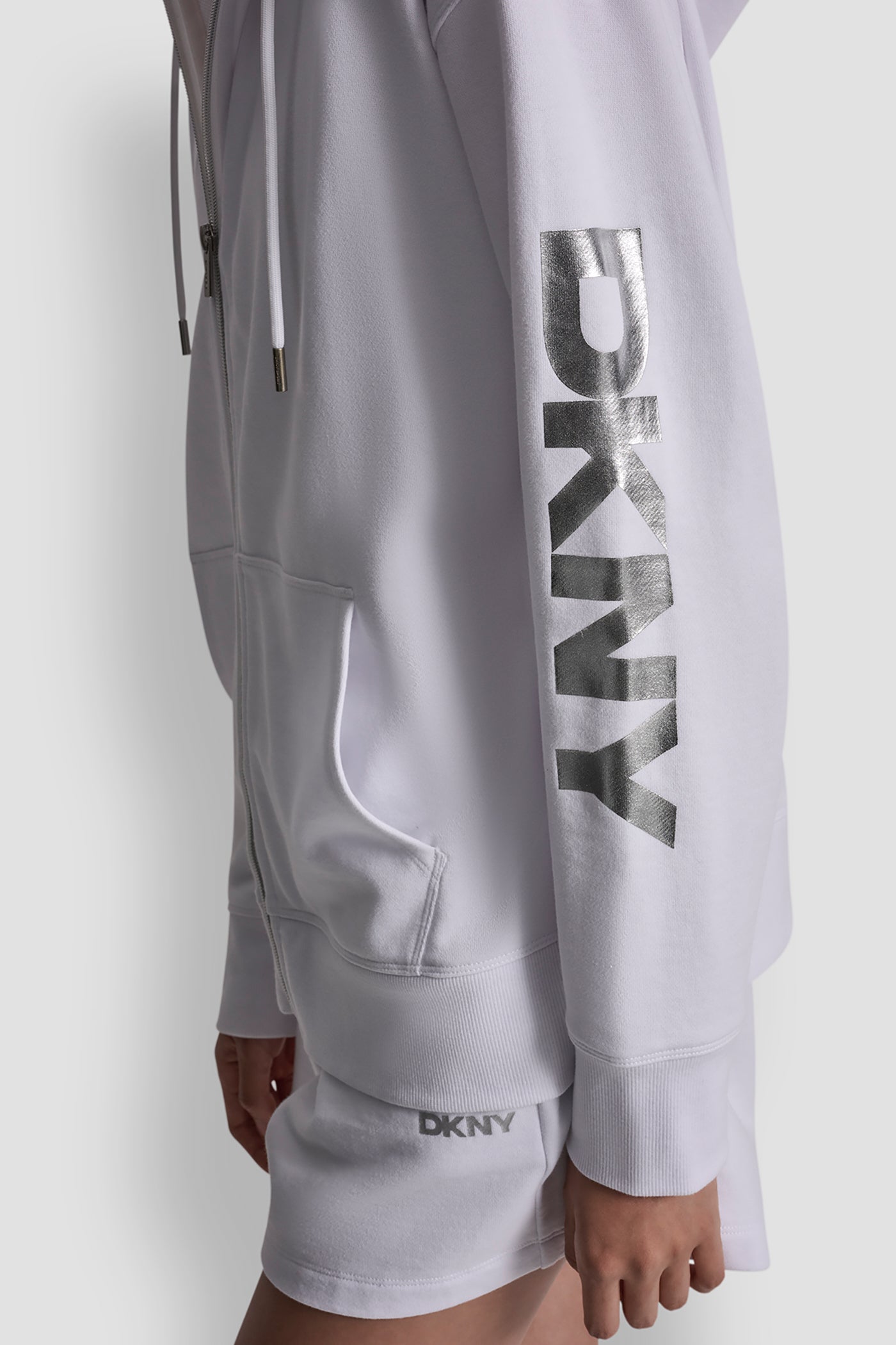 FOIL LOGO FULL-ZIP HOODIE - Image 6
