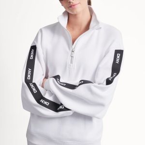 LOGO QUARTER-ZIP SWEATSHIRT