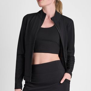 FUNNEL NECK FULL ZIP JACKET