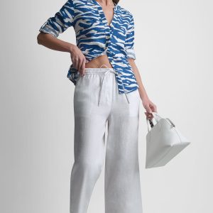 LINEN PRINTED SHIRT