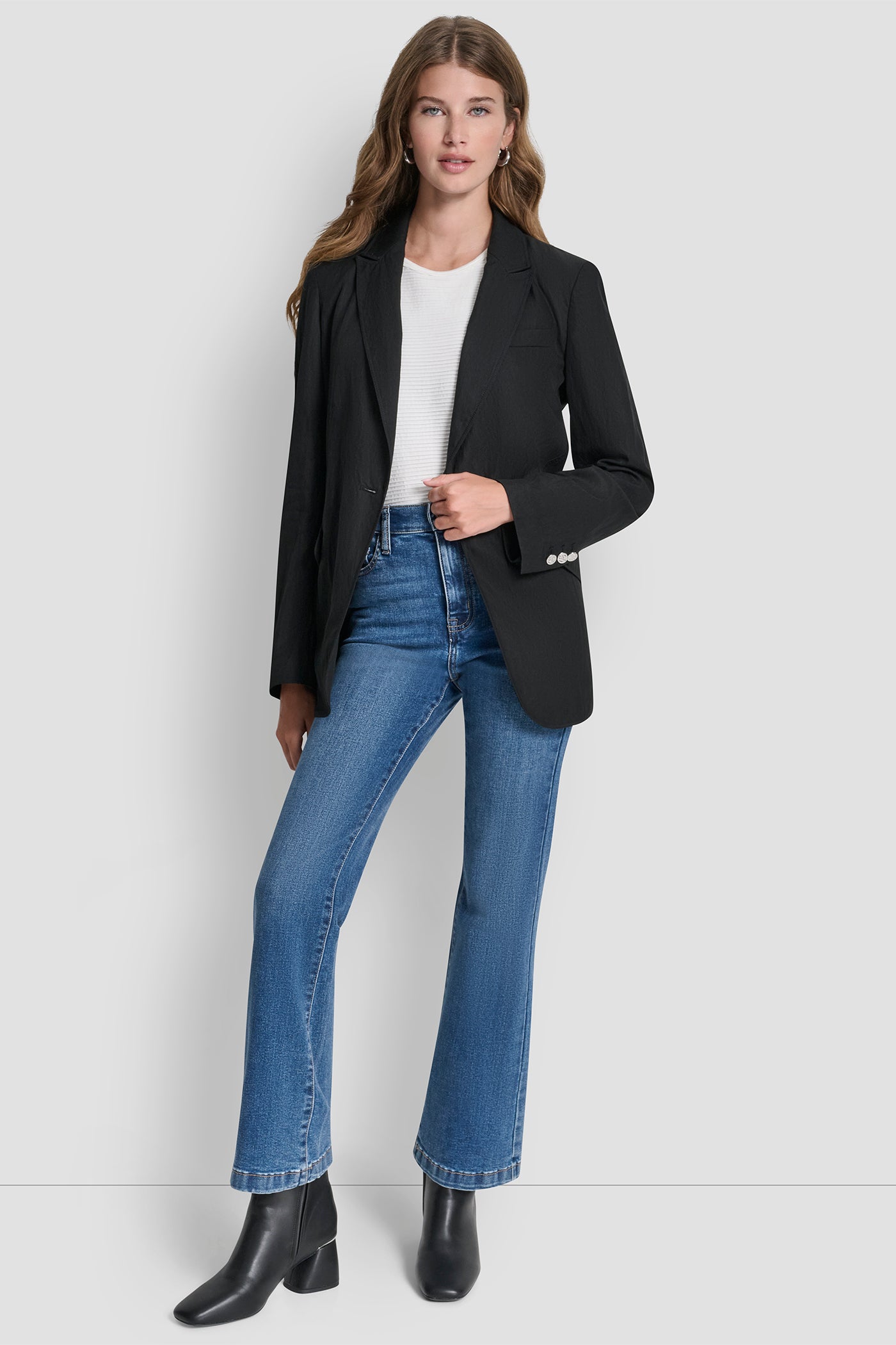 ZIG ZAG STITCH BLAZER - Image 2
