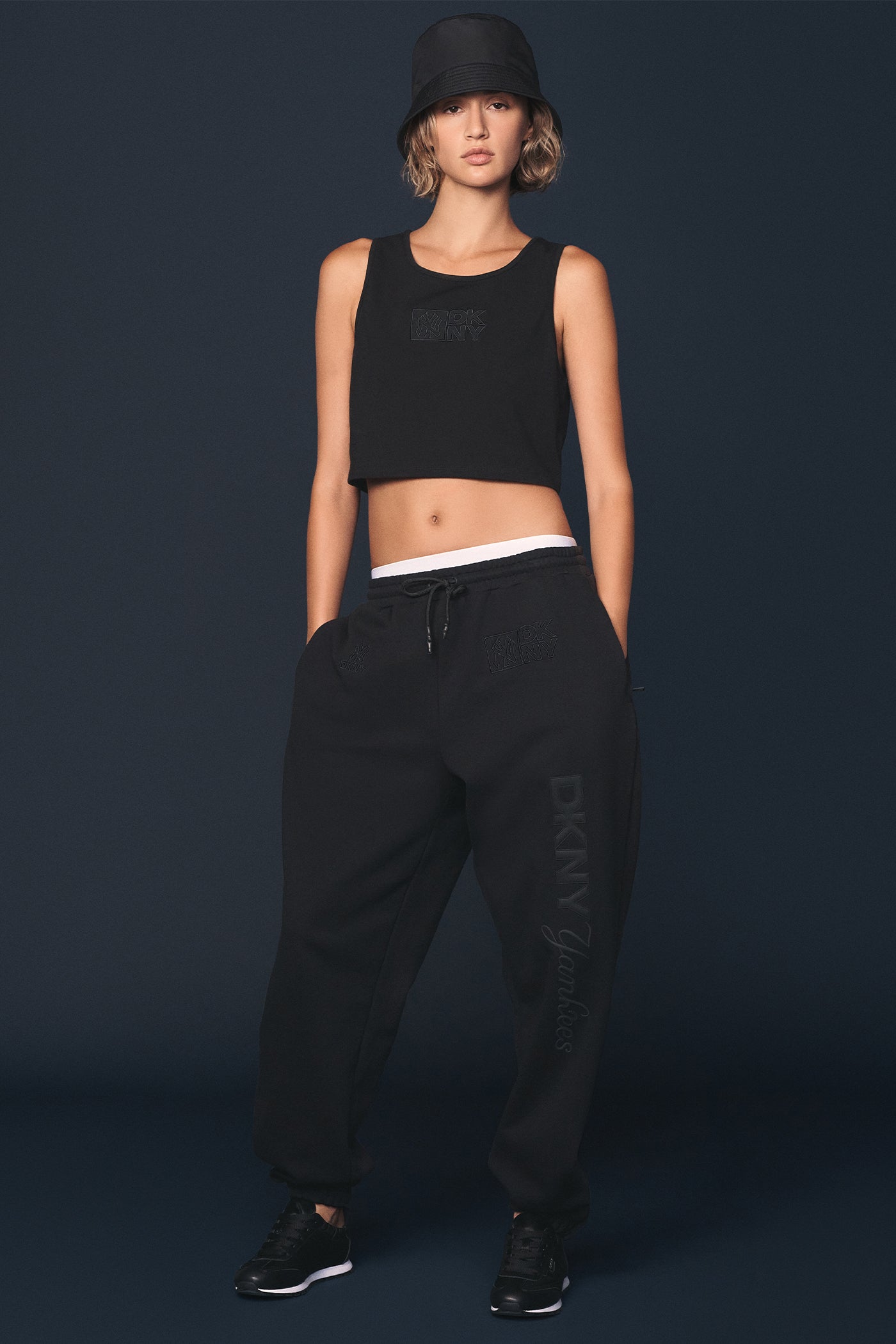 DKNY X YANKEES EMBELLISHED TRACK PANT - Image 2